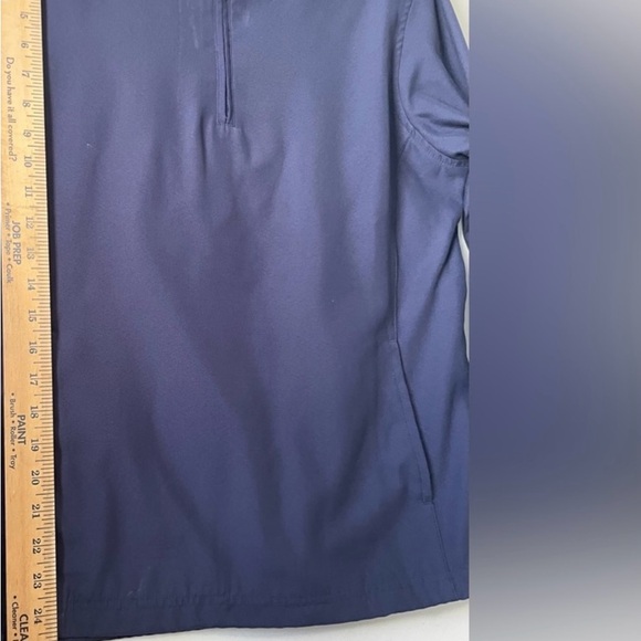 Pebble Beach Women's Medium Navy Windbreaker Golf Jacket with Pockets GUC - Picture 7 of 9